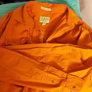 Cabela's Vibrant Orange Long Sleeve Shirt